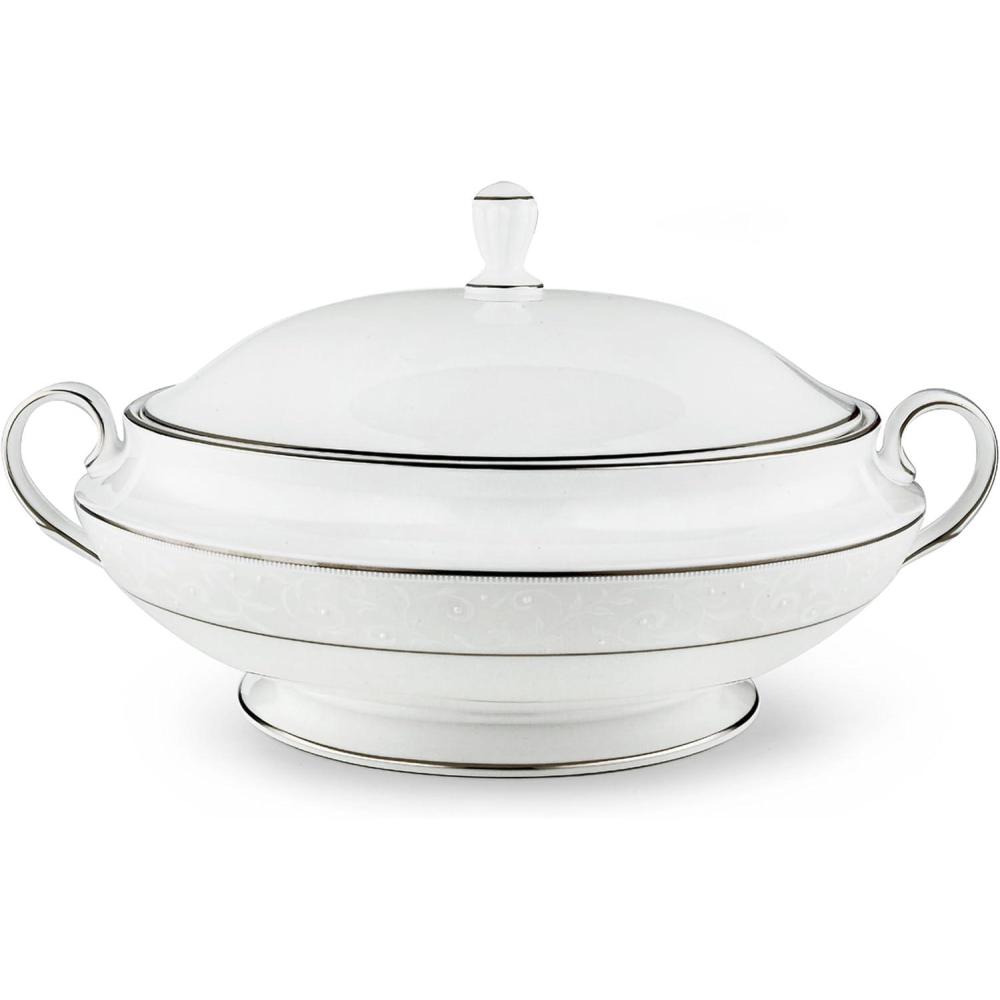imageLenox Mug Opal Innocence WhiteCovered Vegetable Bowl