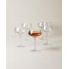 imageLenox 897401 Tuscany Classics Angled Optic Coupes Set of 6Coupe Glasses  Angled
