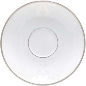imageLenox 806503 Opal Innocence Stripe Teacup 6 ozWhite Tea Saucer