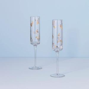 imageLenox 890862 Opal Innocence Flourish Glass Picture FrameToasting Flutes