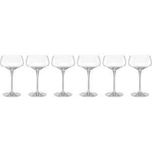 imageLenox 897401 Tuscany Classics Angled Optic Coupes Set of 6Coupe Glasses