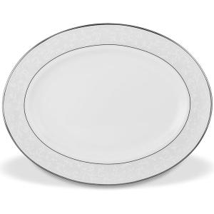 imageLenox Mug Opal Innocence WhiteOval Platter  13in