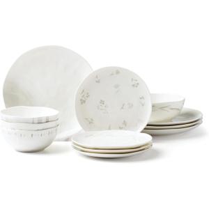 imageLenox Oyster Bay 2Piece Nesting Serving Bowls 550 LB White12Piece Dinnerware Set