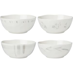 imageLenox Oyster Bay 2Piece Nesting Serving Bowls 550 LB WhiteAllPurpose Bowls  Set of 4