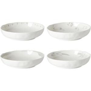 imageLenox Oyster Bay 2Piece Nesting Serving Bowls 550 LB WhitePasta Bowls  Set of 4