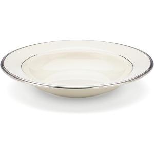 imageLenox Solitaire Bread Plate Butter ivoryplatinumPastaSoup Bowl