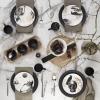 imageLenox Lx Collective Black Accent Plates Set of 4 435 LBWhite1585 LB