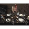 imageLenox Lx Collective Black Accent Plates Set of 4 435 LBWhite630 LB