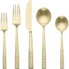 imageLenox 898325 Modulus Satin Champagne 20Piece Flatware Set