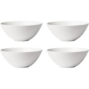 imageLenox 894664 LX Collective White Mugs Set of 4 10 ozAllPurpose Bowls  Set of 4