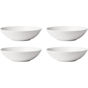 imageLenox 894664 LX Collective White Mugs Set of 4 10 ozLow Bowls  Set of 4