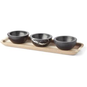 imageLenox 895306 Lx Collective Tray With 3 Dip Bowls
