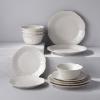 imageLenox 851745 French Perle White 16Piece Dinnerware Set12Piece Dinnerware Set  AllPurpose Bowls
