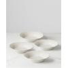 imageLenox 851745 French Perle White 16Piece Dinnerware SetPasta Bowls  Set of 4