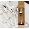 imageLenox 894746 French Perle Teaspoons Set Of 465Piece Flatware Set
