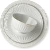 imageLenox French Perle Groove 12Piece Plate ampamp Bowl Set 2305 LB White12Piece Place Setting