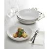 imageLenox French Perle Groove 12Piece Plate ampamp Bowl Set 2305 LB WhiteDinner Bowls  Set of 4
