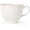 imageLenox French Perle Groove 12Piece Plate ampamp Bowl Set 2305 LB WhiteLatte Mugs  Set of 2
