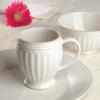 imageLenox French Perle Groove 12Piece Plate ampamp Bowl Set 2305 LB WhiteMugs  Set of 4