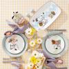 imageLenox French Perle Scallop Ice Blue 4Pc Place Setting 55512Piece Dinnerware Set  Ice Blue
