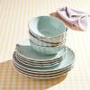 imageLenox French Perle Scallop Ice Blue 4Pc Place Setting 55512Piece Dinnerware Set  Ice Blue