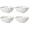 imageLenox French Perle Scallop 4Piece Bowl Set 400 LB White
