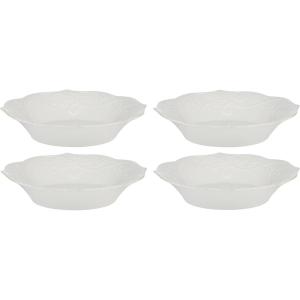 imageLenox 851745 French Perle White 16Piece Dinnerware SetPasta Bowls  Set of 4