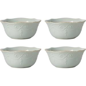 imageLenox 891283 French Perle 4Piece AllPurpose Bowl Set Ice BlueAllPurpose Bowls  Set of 4