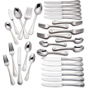 imageLenox 894746 French Perle Teaspoons Set Of 465Piece Flatware Set