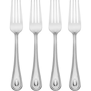 imageLenox 894746 French Perle Teaspoons Set Of 4Salad Forks  Set Of 4