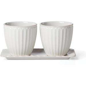 imageLenox 895082 French Perle Scallop 5X7 FrameHerb Pot with Tray