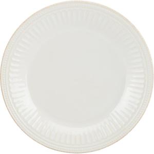 imageLenox French Perle Groove 12Piece Plate ampamp Bowl Set 2305 LB WhiteDinner Plate