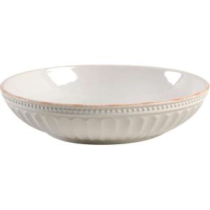 imageLenox French Perle Groove 12Piece Plate ampamp Bowl Set 2305 LB WhitePasta Bowl