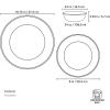 imageLenox 100210012 Federal Platinum Salad Plate3Piece Place Setting