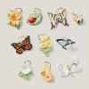imageLenox 6361265 Snoopy ampamp Friends 11Piece Christmas Tree Ornament Set Display Stand10Piece Ornament Set Butterfly
