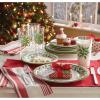 imageLenox 863669 Holiday 4Piece Melamine Dinner Plate Set Christmas Dinnerware Hosting220 LB