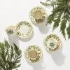 imageLenox 870006 Hosting The Holidays Wine Coaster ampamp Stopper Set Christmas ThemeEspresso Cup  Saucer Set