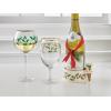 imageLenox 870006 Hosting The Holidays Wine Coaster ampamp Stopper Set Christmas ThemeWine Coaster  Stopper