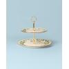 imageLenox 886642 Holiday Bakeshop Cupcake Candy Dish Christmas Hosting2Tiered Server