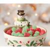 imageLenox 886642 Holiday Bakeshop Cupcake Candy Dish Christmas HostingBowl  Snowman