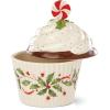 imageLenox 886642 Holiday Bakeshop Cupcake Candy Dish Christmas HostingCandy Dish  Cupcake