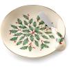 imageLenox 886642 Holiday Bakeshop Cupcake Candy Dish Christmas HostingCheese Plate with Knife
