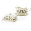 imageLenox 886642 Holiday Bakeshop Cupcake Candy Dish Christmas HostingGravy Boat with Stand