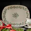 imageLenox 886642 Holiday Bakeshop Cupcake Candy Dish Christmas HostingOblong Platter