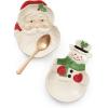 imageLenox 886642 Holiday Bakeshop Cupcake Candy Dish Christmas HostingSpoon Rest  Santa