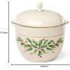 imageLenox 886642 Holiday Bakeshop Cupcake Candy Dish Christmas HostingStackable Bowls