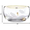 imageLenox 886857 Holiday Gold 4Piece Balloon Glass Set Christmas Dinnerware HostingNut Bowl