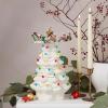 imageLenox 893625 Advent Calendar Tree ampamp Ornaments 25Piece Set Christmas ampamp Holiday DecorTree  Flying Santa