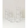 imageLenox 894462 Tuscany Classics Stackable 4Piece Tall Glasses Blue 14 ozAssorted Glasses  Set of 12