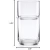 imageLenox 894462 Tuscany Classics Stackable 4Piece Tall Glasses Blue 14 ozCarafe Set